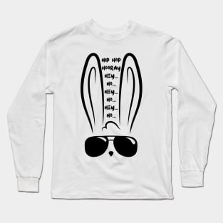Hip Hop Hooray! Old School Easter Bunny Long Sleeve T-Shirt